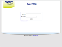 Tablet Screenshot of cofely-evaltech.com